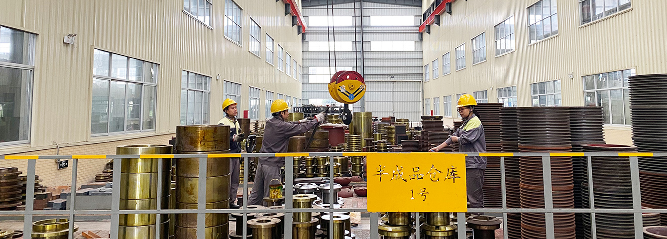 Stone crushers semi-finished products warehouse